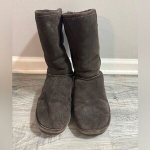 Bearpaw Dark Brown Tall Boots.  Women’s Size 10.